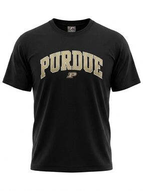 Purdue University Boilermakers Black & Gold Performance T-Shirt Size XL